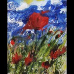 Poppies in the Wind